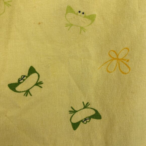 Vintage Intimate Classics Sleepwear Pants Womens Large Yellow Frogs Lounge PJ - Picture 6 of 12